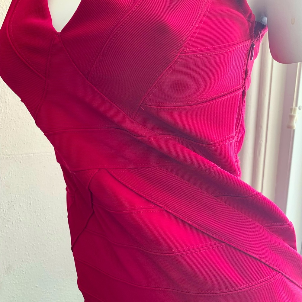 L’Atiste Pink Bandage Mini Dress!